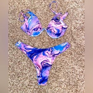 med high wasted swim suit